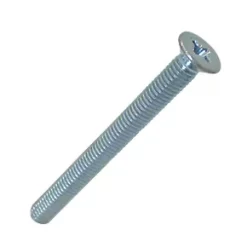 Easyfix Bright Zinc-Plated Countersunk Machine Screws M5 x 50mm 25 Pack