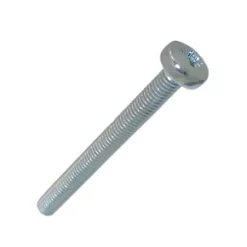 Easyfix Bright Zinc-Plated Pan Machine Screws M5 x 50mm 25 Pack