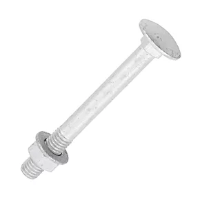 Timco Exterior Coach Bolts Carbon Steel Organic Silver Coating M8 x 75mm 10 Pack 3 Timco Exterior Coach Bolts Carbon Steel Organic Silver Coating M8 x 75mm 10 Pack