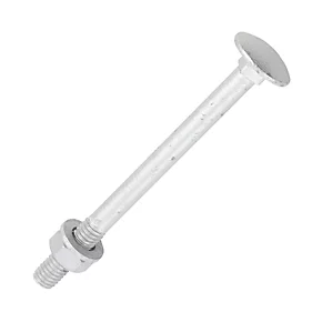 Timco Exterior Coach Bolts Carbon Steel Organic Silver Coating M6 x 75mm 10 Pack 3 Timco Exterior Coach Bolts Carbon Steel Organic Silver Coating M6 x 75mm 10 Pack