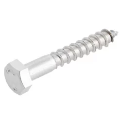 Easydrive Hex Bolt Coach Screws 6 x 50mm 10 Pack