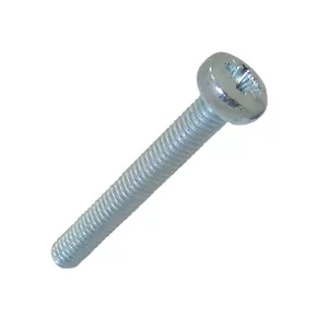 Easyfix Bright Zinc-Plated Pan Machine Screws M4 x 30mm 25 Pack 3 Easyfix Bright Zinc-Plated Pan Machine Screws M4 x 30mm 25 Pack