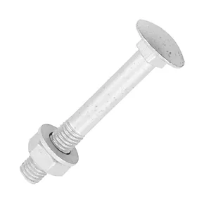 Timco Exterior Coach Bolts Carbon Steel Organic Silver Coating M10 x 75mm 10 Pack 3 Timco Exterior Coach Bolts Carbon Steel Organic Silver Coating M10 x 75mm 10 Pack