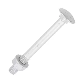 Timco Exterior Coach Bolts Carbon Steel Organic Silver Coating M10 x 100mm 10 Pack 3 Timco Exterior Coach Bolts Carbon Steel Organic Silver Coating M10 x 100mm 10 Pack