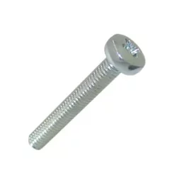 Easyfix Bright Zinc-Plated Pan Machine Screws M3 x 20mm 25 Pack