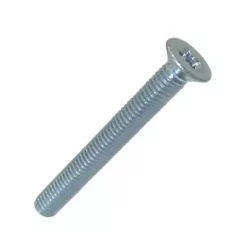 Easyfix Bright Zinc-Plated Countersunk Machine Screws M5 x 40mm 25 Pack