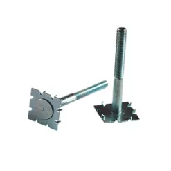 Joyner Bolt Bright Zinc-Plated Steel Spiked Timber Fixings M10 x 80mm 10 Pack