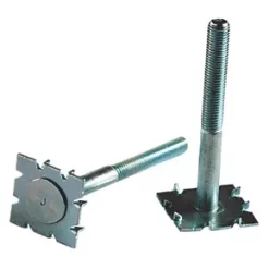 Joyner Bolt Bright Zinc-Plated Steel Spiked Timber Fixings M12 x 180mm 10 Pack